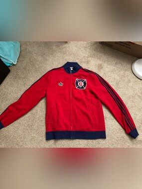 Adidas originals Chicago Fire soccer jacket M